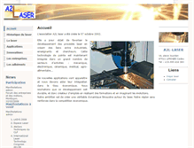 Tablet Screenshot of a2l-laser.com